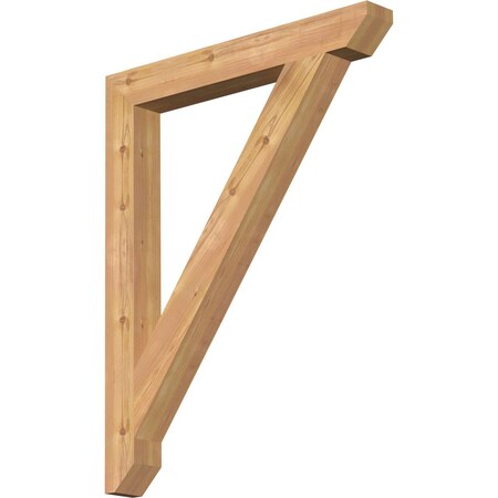 Ekena Millwork Traditional Slat Smooth Bracket, Western Red Cedar, 3 1/2"W x 30"D x 38"H BKT04X30X38TRA06SWR